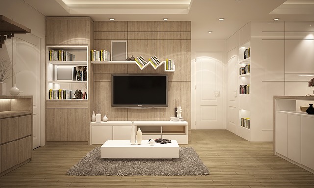 Obývací pokoj, televizor, odpočinek